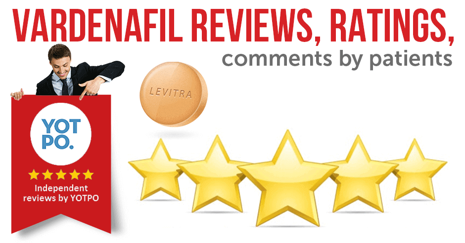 Vardenafil Reviews, Ratings, Comments by Patients