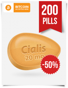 Generic Cialis 20 mg x 200 Tabs