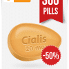 Tadalafil Online 20 mg x 300 Tabs