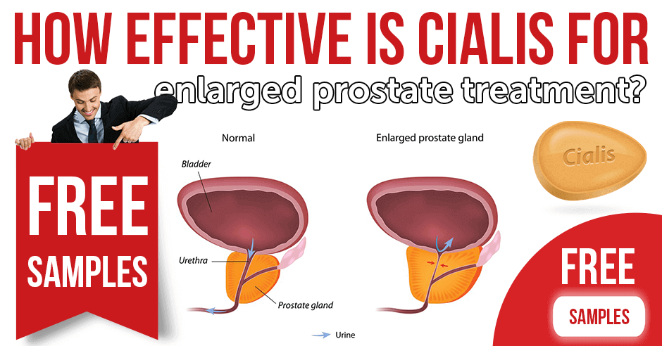 How effective is Cialis for enlarged prostate treatment